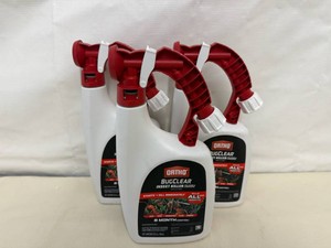 3x Ortho Bugclear-insect killer