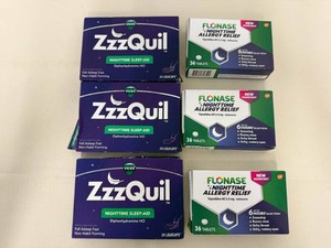 Lot of ZzzQuil & Flonase