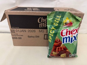 4x 8-4.5oz  Chex Mix Spicy Dill Pickle