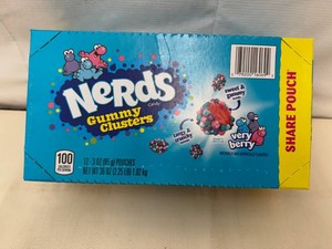 12x 3oz Pouches Nerd Gummie Clusters
