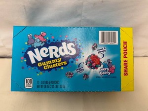 12x 3oz Pouches Nerd Gummie Clusters