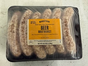2x 45.6oz Marketside Beer Bratwursts