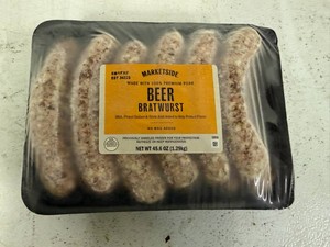 2x 45.6oz Marketside Beer Bratwursts