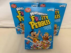 3x Fruity Pebbles with Marshmallows