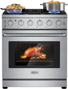 $1846 Empava 30 Gas Range with 5 Burners, SS