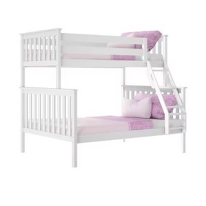 $550 Max & Lily Twin-Over-Full Bunk Bed, White
