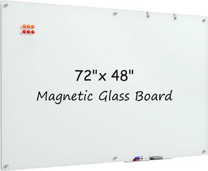 $270 MaxGear Glass Whiteboard Magnetic Board