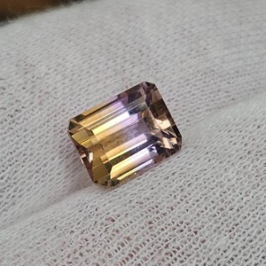 3.28 Carat Ametrine Emerald Cut