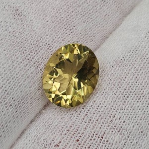 3.18 Carat Natural Lemon Quartz Oval Cut Retail $111