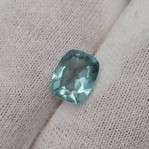 1.54 Carat Aqua Blue-Green Oval Cut Gemstone