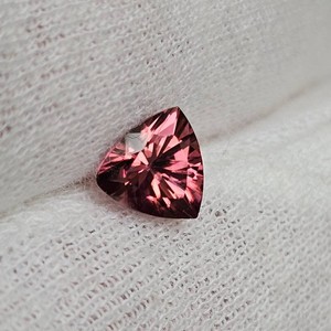 1.30 Carat Natural Pink Zircon Trillion Cut Retail $390