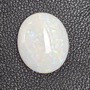 2.49 Carat Natural White Opal Oval Cabochon Retail $249