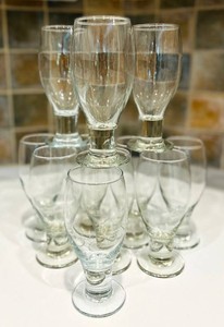K - Clear Glass Goblets