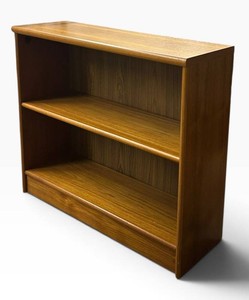 G - Vintage Bookshelf - Danish-Made 3-Tier Wood Shelving