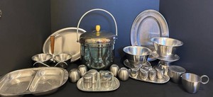 MR - Stainless Steel Ice Bucket & Servingware Mixed Lot
