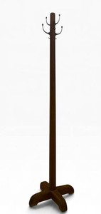 MR - Wood Coat Tree - Freestanding Hall Stand