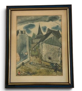 LR - Le Clocher de lglise de Chambon-sur-Lac