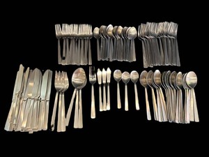 K - Stainless Steel Flatware Set - Cambridge 111 Pieces & Serving Pieces