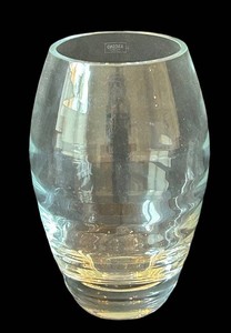LR - Art Glass Vase - Krosno Poland 8 H