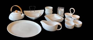 BR1 - White Dinnerware & Serving Pieces Mixed Lot - Artistry, B. Smith & More