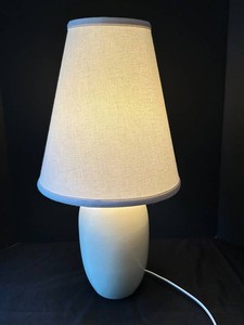 K - Table Lamp - Tapered Fabric Shade 24in