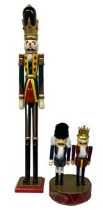 G - Nutcracker Collection With Joy Parade Base (Lot of 3)