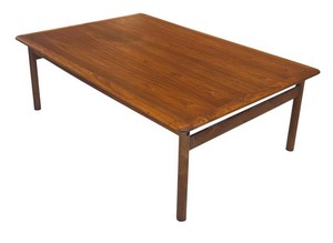 LR - Vintage Mid-Century Modern DUX Swedish Teak Coffee Table