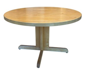K - Plank Style Pedestal Dining Table