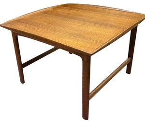 G - Mid-Century Modern Teak Frisco Side  Coffee Table by Folke Ohlsson for DUX Sweden, c. 1960s