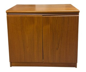 G - Danish Modern Style Two-Door Wooden Cabinet