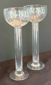 LR - Pair of Vintage Heritage by Princess House Floating Candle Holders