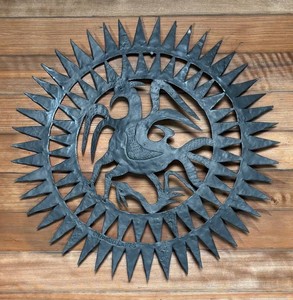 P - Metal Wall Sculpture by Emmanuel Lahes