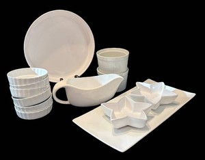 LR - White Servingware by Dansk, BIA, Our Table and More