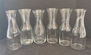 LR - Six Glass Carafes