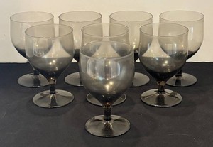 LR - Libbey Classic Smoke Stemware Set of 12