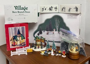 G - Christmas Village Church and Accessories