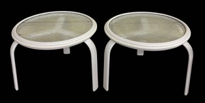 G - Two Homecrest Patio Accent Tables