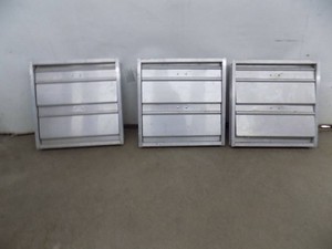 3- Alum wall louvers  15�  15�