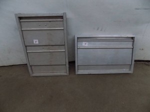 2 Alum wall louvers