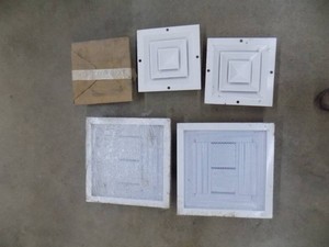 5 ceiling vents