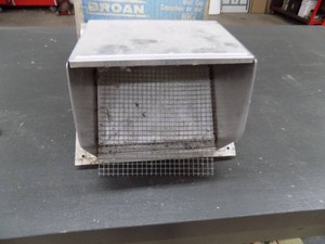 Wall cap, 6 round duct