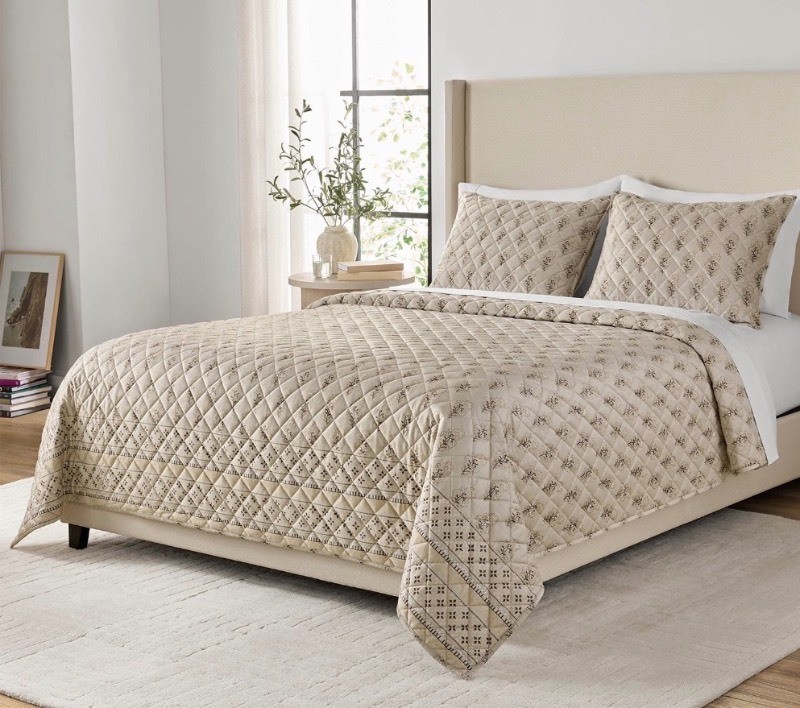 Members Mark Velvet 3 Piece Quilt Set FullQueen - Brand New