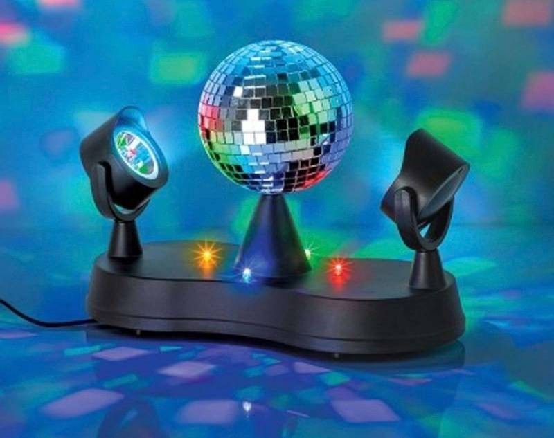 West & Arrow 11-Inch Rotating Disco Projection Light - New