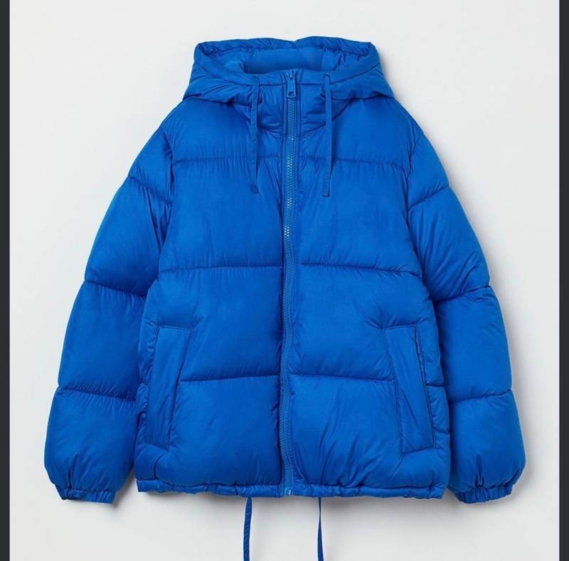 H&M Hooded Puffer Jacket, Size Womens Small - New
