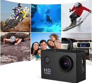 Sports Cam 1080p Action Camera With 2-Inch LCD, $49.00 Retail - New