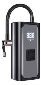 Multifunctional Portable Inflation Pump With Power Bank & SOS Light - New