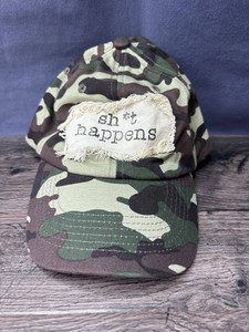 Sht Happens Camouflage Baseball Cap, OSFM - New