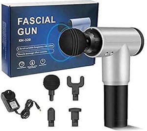 SK-320 Fascial Massage Gun With 4 Attachments - New