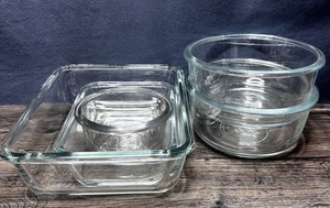 Pyrex Glass Bakeware & Storage Assortment, 5 Total - New