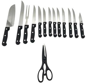 Granitestone Stainless Steel 14-Piece Knife Set - New